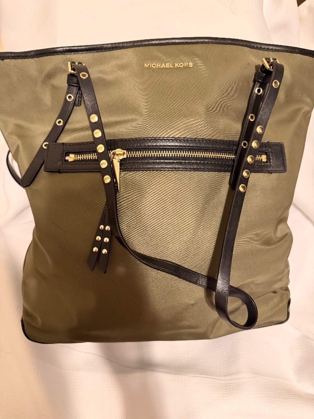 Green Michael Kors Tote